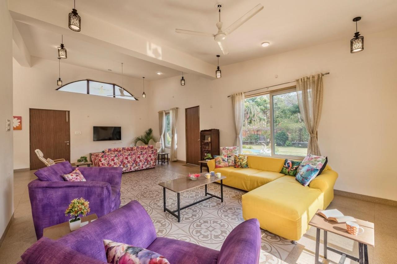 Saffronstays Roselle, Malavli - Pet-Friendly Pool Villa With Modern Interiors Lonavala Ngoại thất bức ảnh